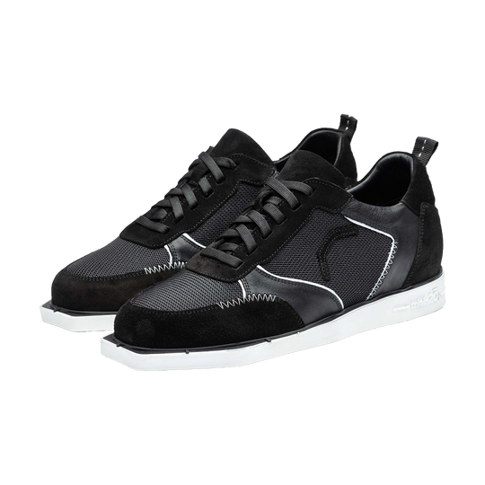 Triple20 Dart Shoes Textile Leather - Black White