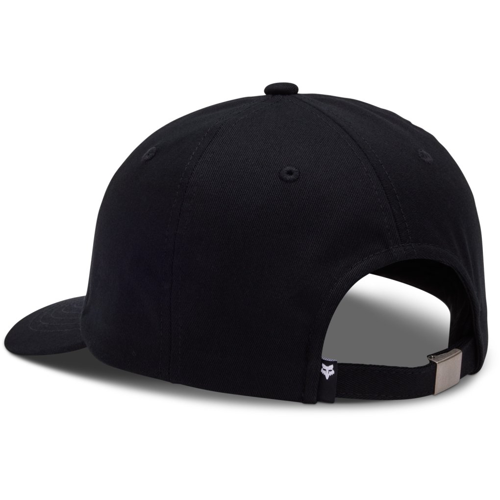FOX Wordmark Adjustable Hat - black/white