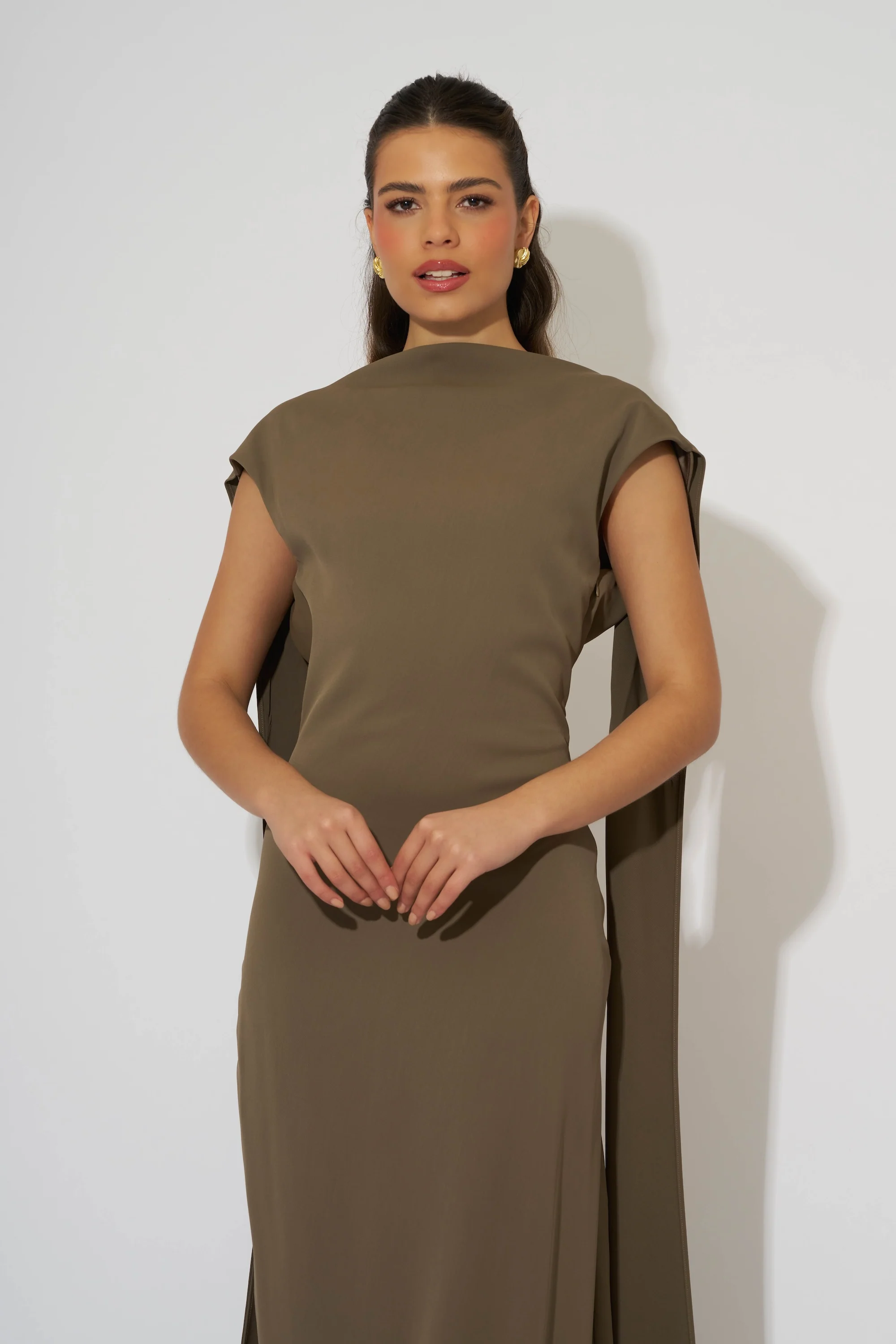 Drape Maxi Dress