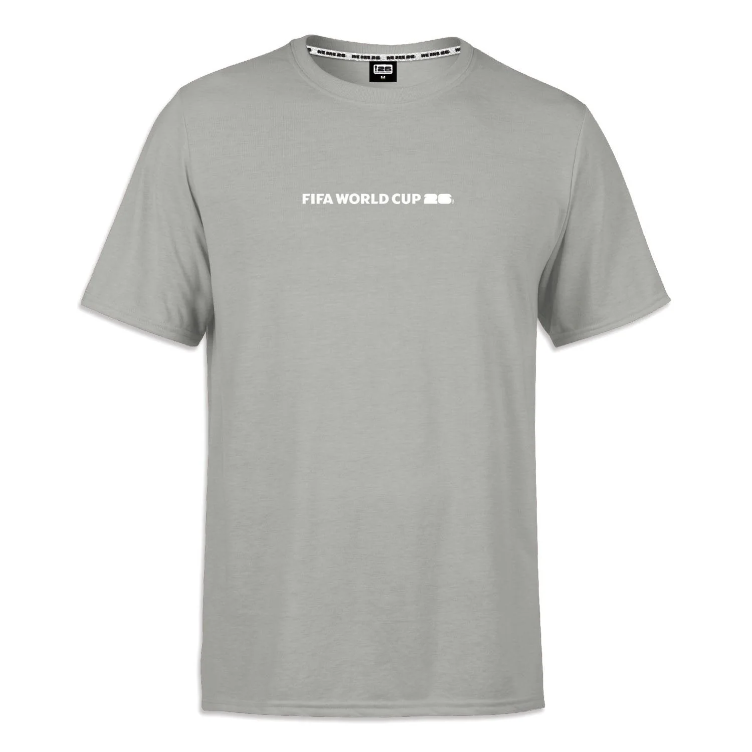 2026 Soccer Fan Collection Vertical Abstract Grey T-Shirt - Unisex