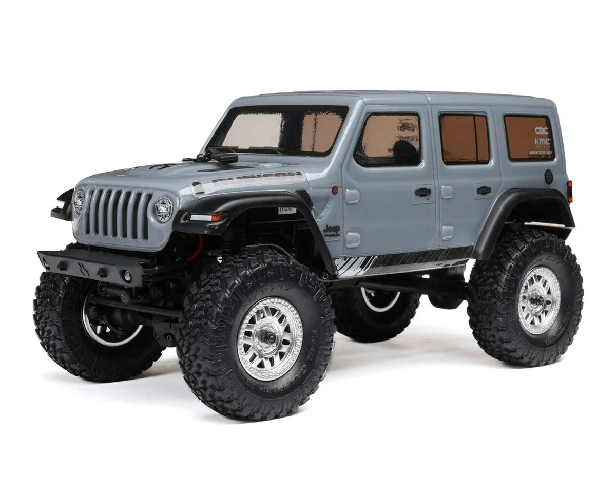 SCX24 2019 Jeep Wrangler JLU CRC, Gray: 1/24 4WD RTR Axial AXI00002V3T3