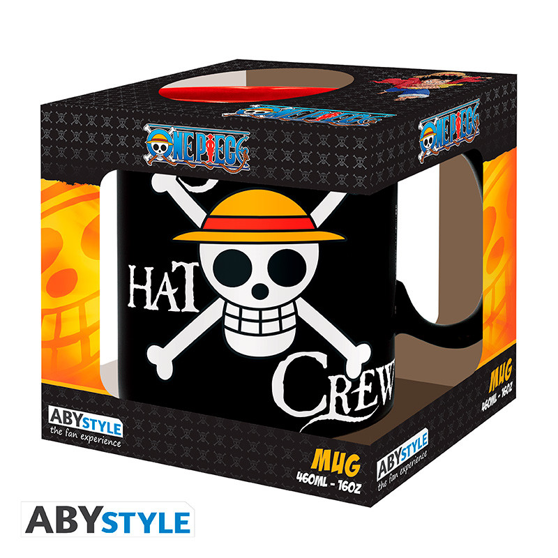 ONE PIECE Mug Luffy & Skull King Size