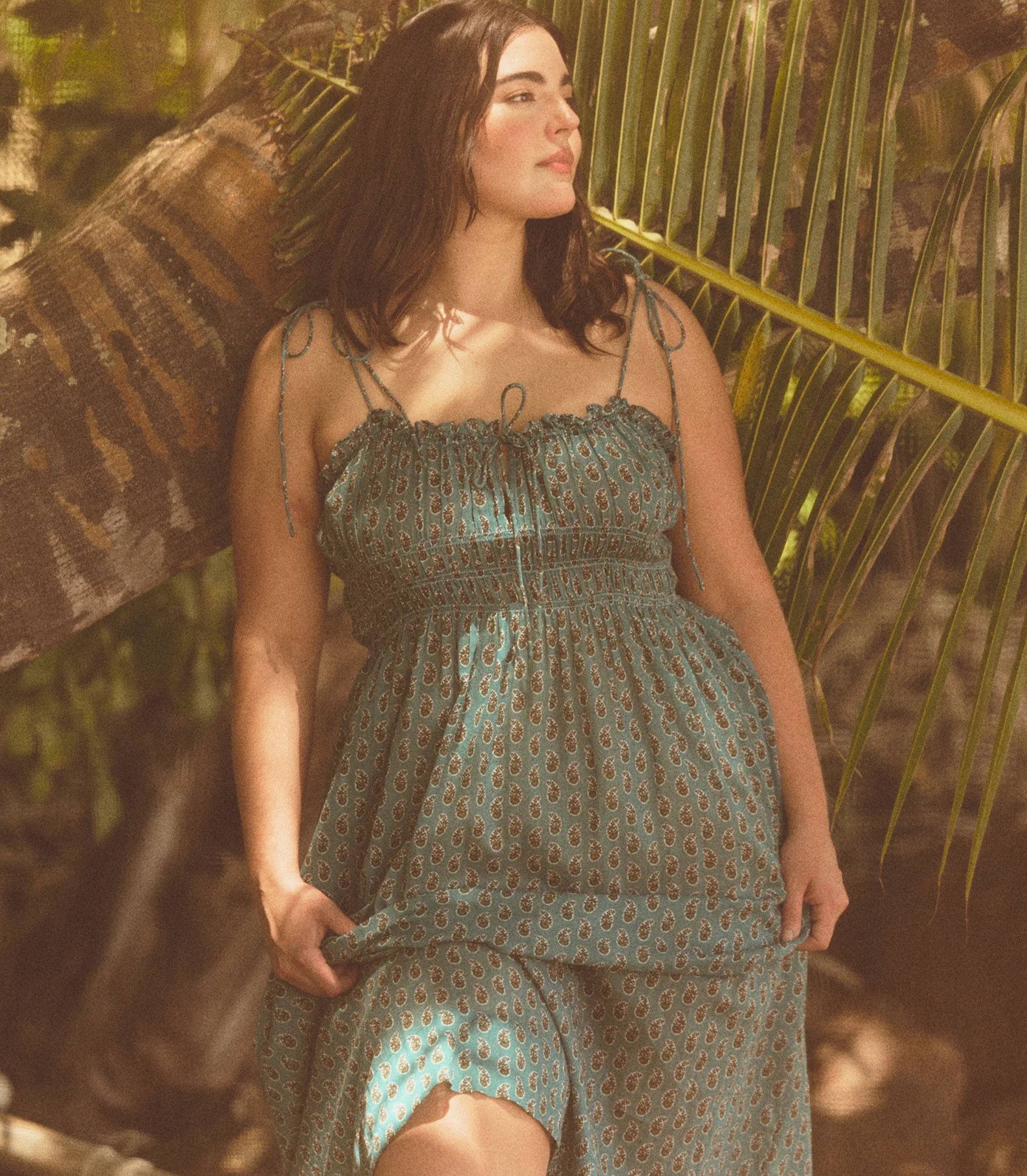 Rhoda Midi Dress - Alba Paisley