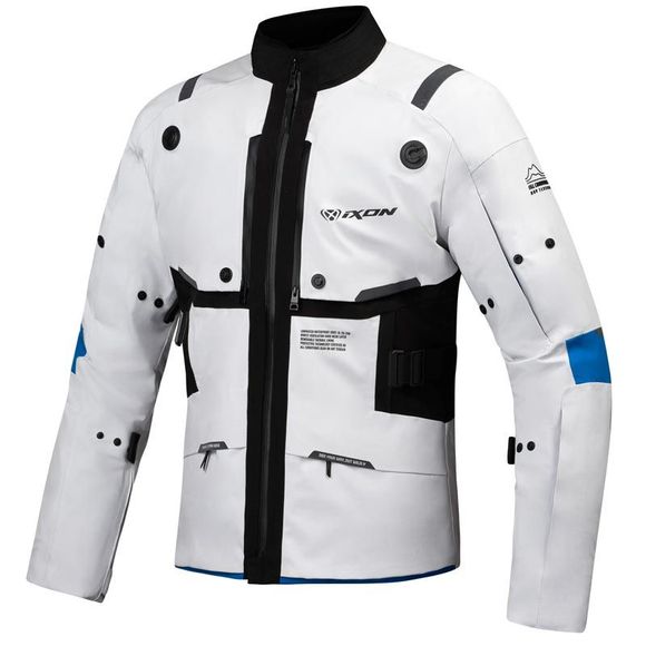 Ixon M -Skeid Motorcycle Jacket - Gray / BlueRef : IX1753-C366