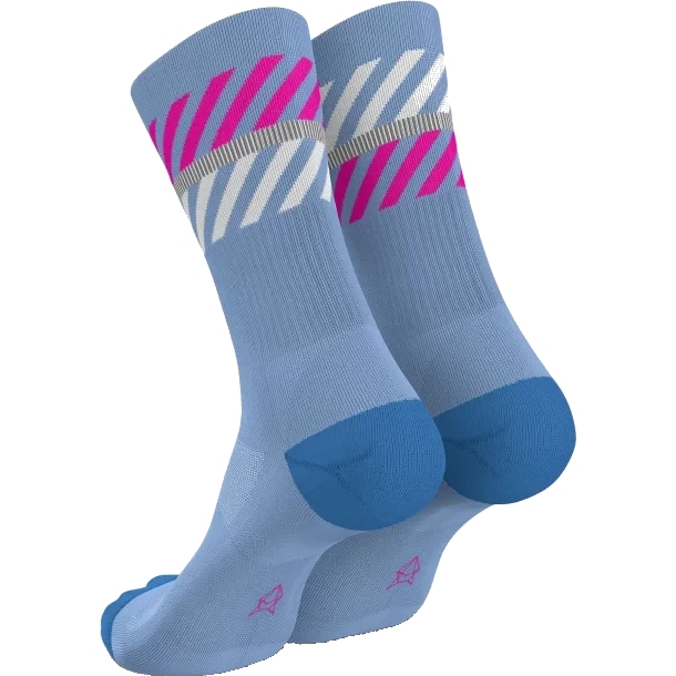 INCYLENCE Merino Light Lanes Socks - Water Pink