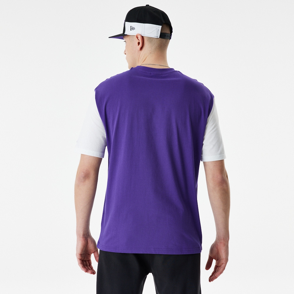 Los Angeles Lakers Color Insert New Era Oversized NBA T-Shirt