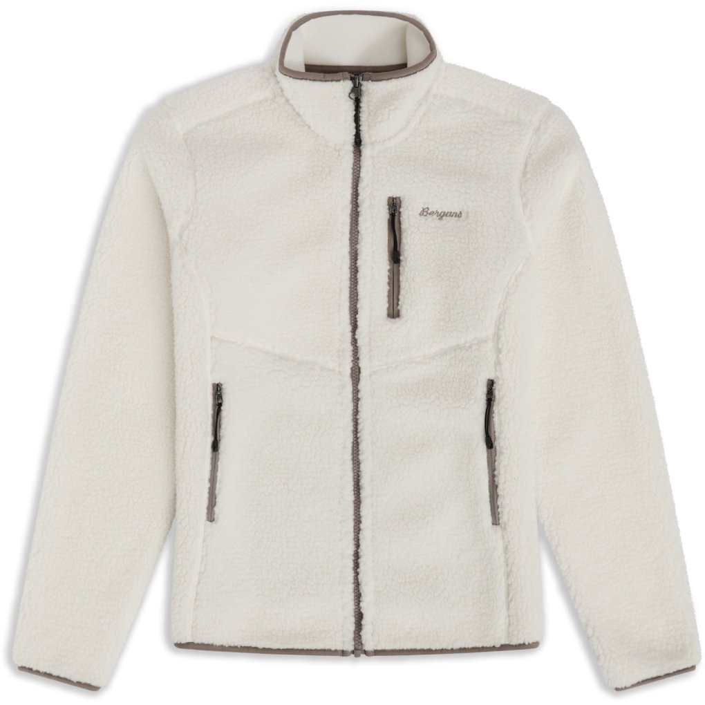 Bergans Lunnan Pile Fleece Jacket Women - vanilla white