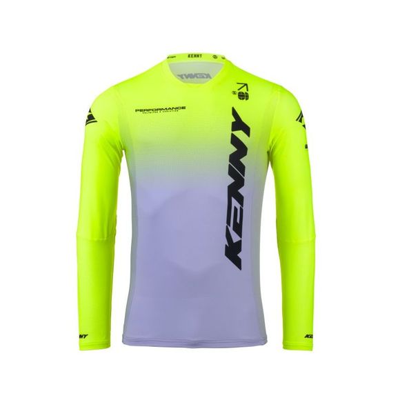 Kenny PERFORMANCE cross jersey - GRADIENT 2025 - Grey / YellowRef: KE2340
