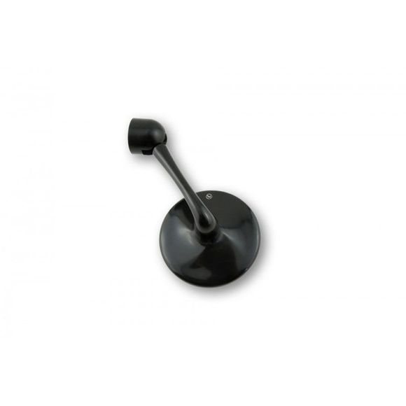 Highsider Classic Universal Black Handlebar End Mirror - BlackRef: HGI0038 / 301-008