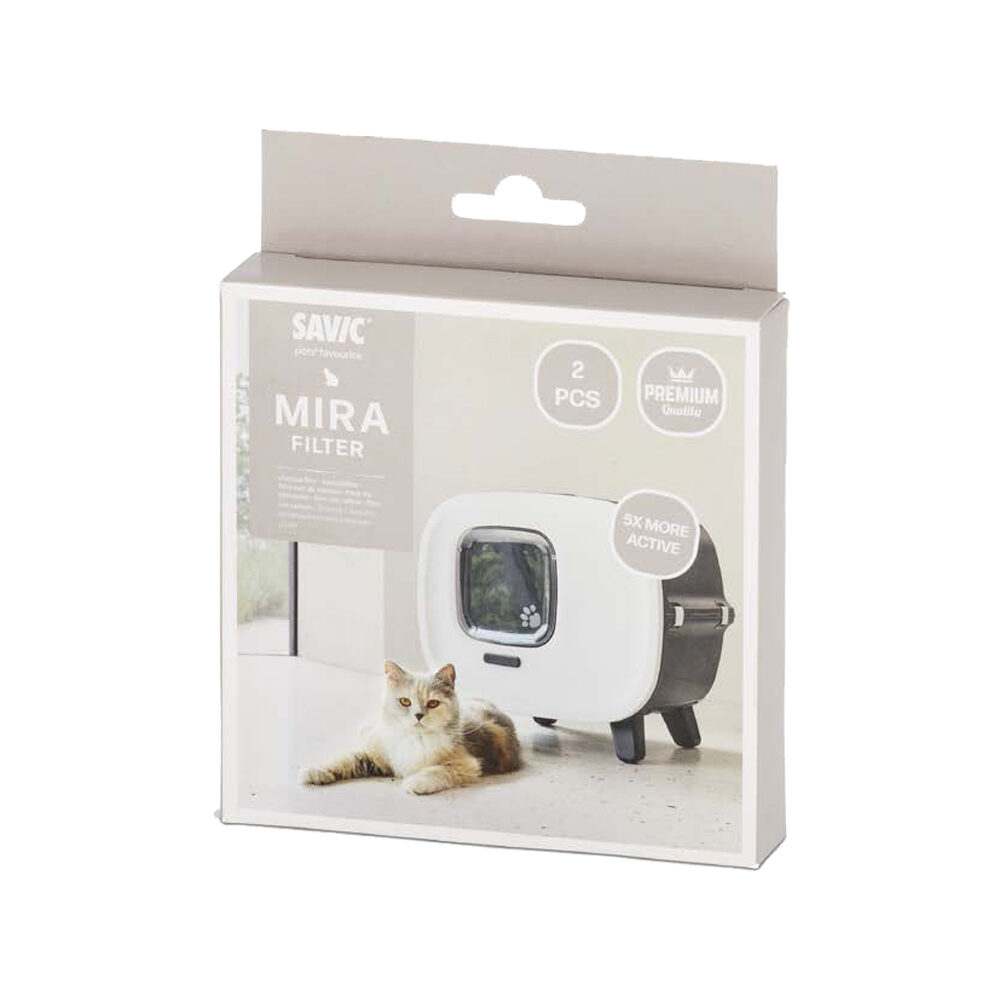 Savic Litter Box Filter Mira Deluxe - 2 pieces - 12 x 12 x 1 cm