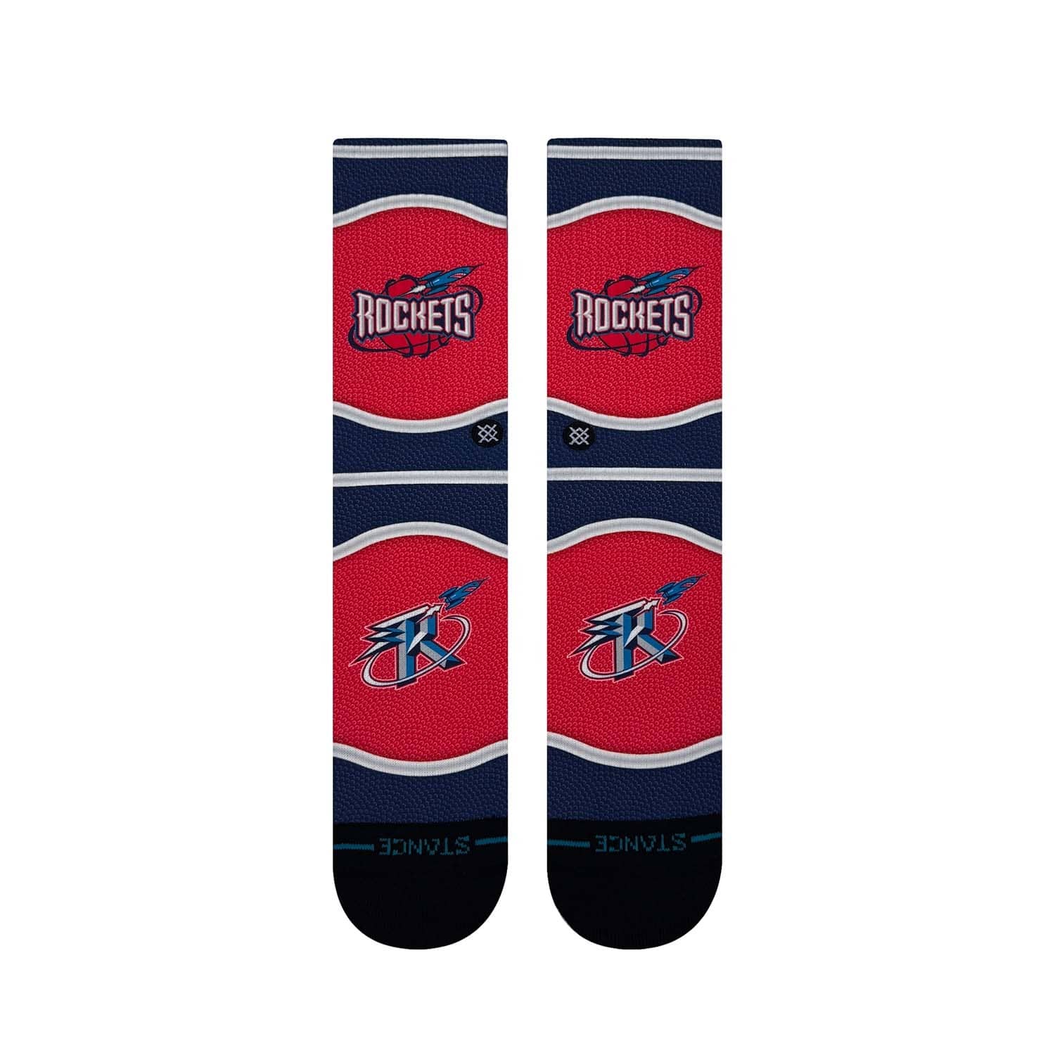 Houston Rockets Classic Mini Ball Stance Crew Socks