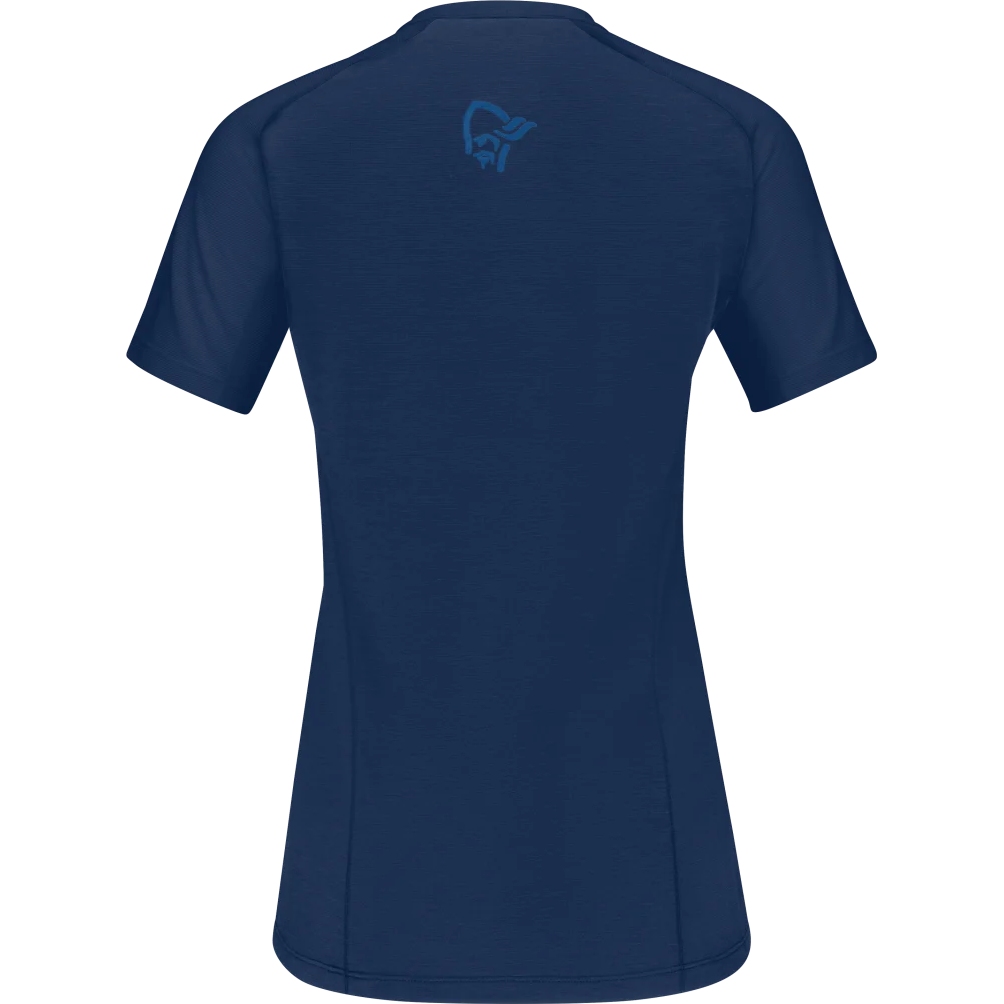 Norrona fjørå wool T-Shirt Women - Indigo Night/Infinity