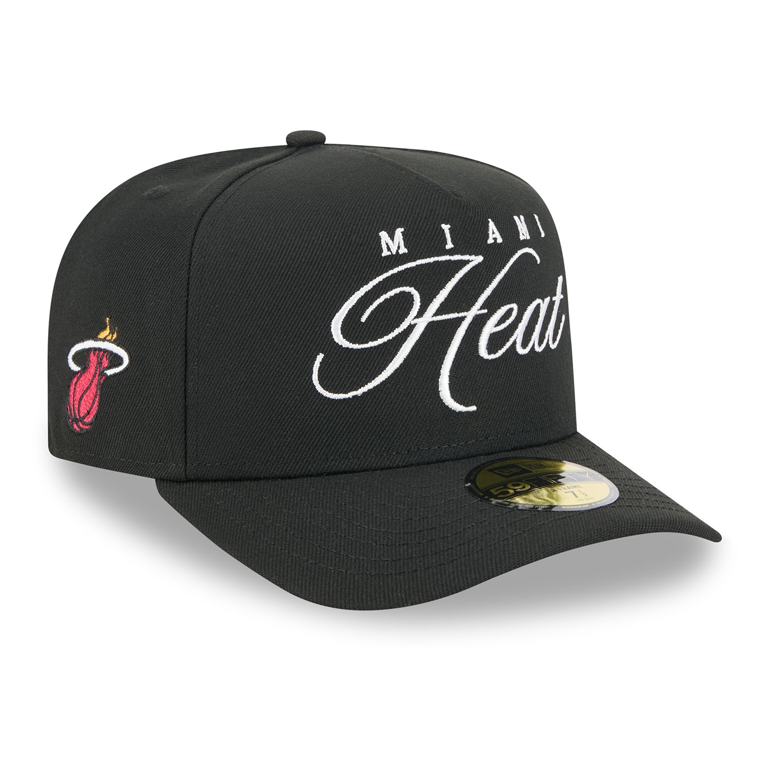 Miami Heat 2025 NBA Draft New Era 59FIFTY A-Frame Fitted Cap Black