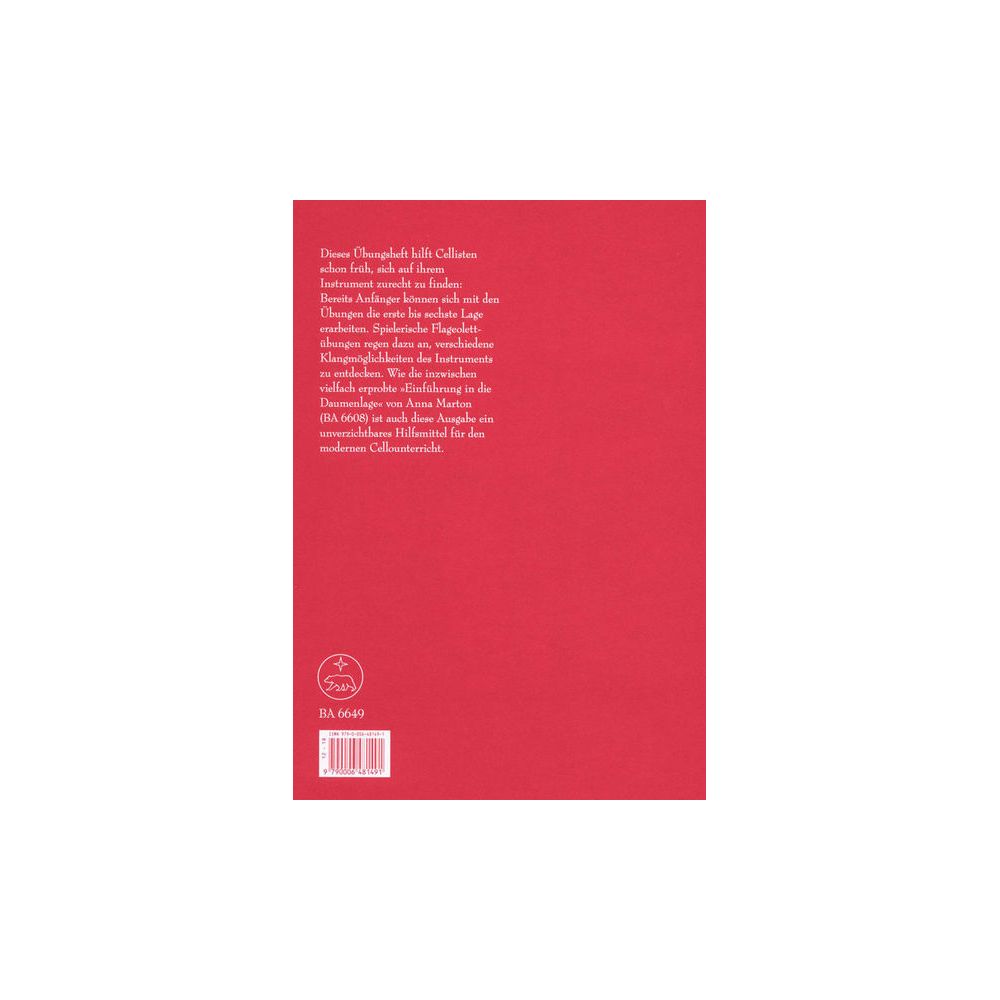 Bärenreiter Einführung in das Lagenspiel – Thomann Ireland