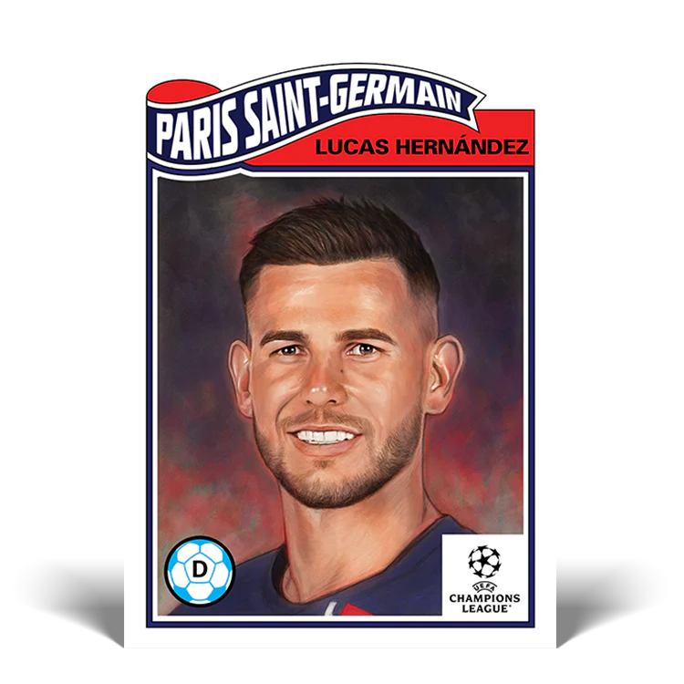 Topps UK - UCC Living Set Card #593 - Lucas Hernández