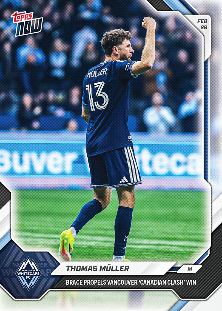 Thomas Müller - 2026 MLS Topps NOW® - Card 6 - PR: 424