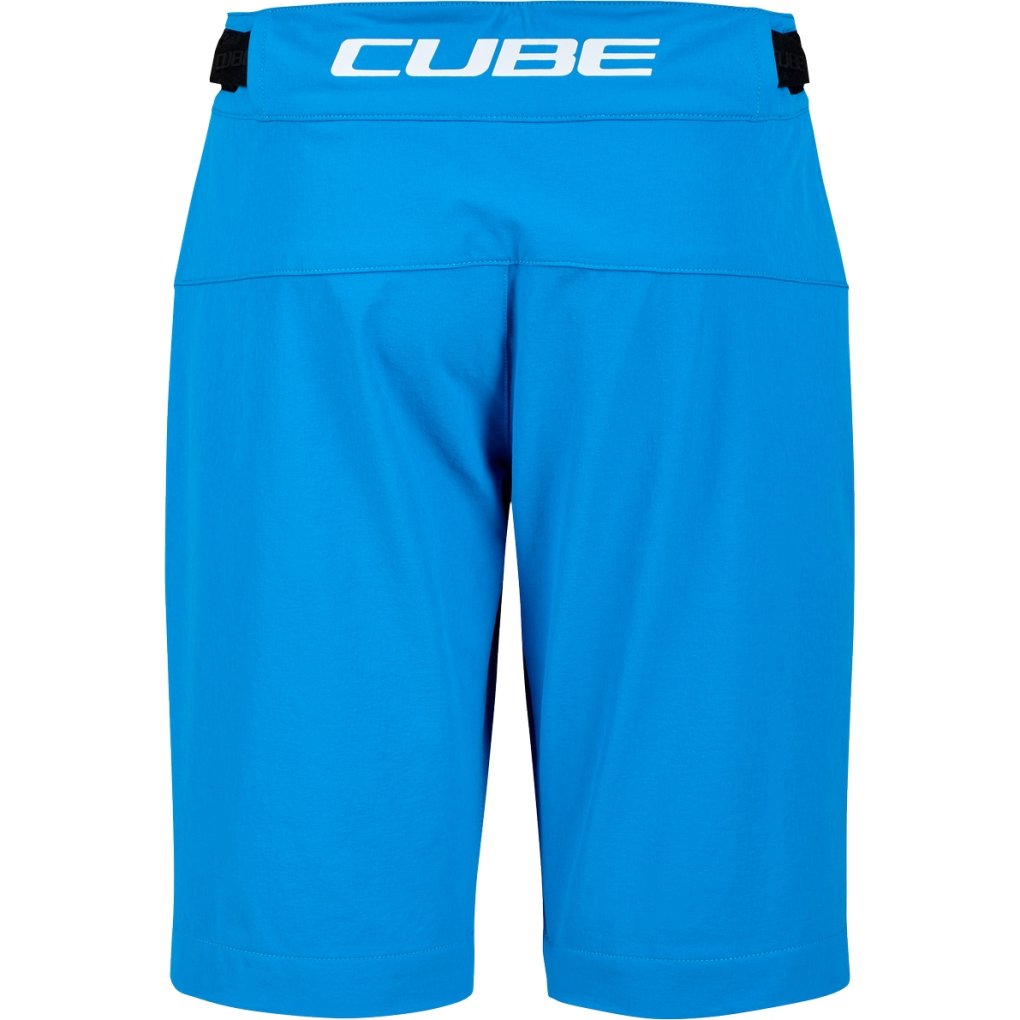 CUBE ROOKIE X Actionteam MTB Baggy Shorts Kids - topas blue