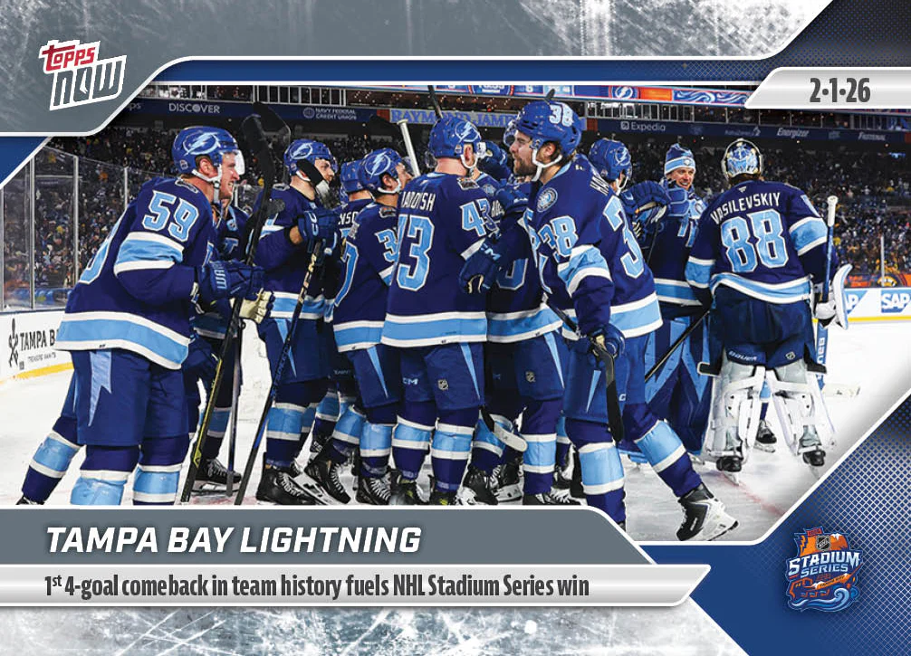 Tampa Bay Lightning - 2025-26 NHL Topps NOW® - Sticker # 103 Pack - PR: 260