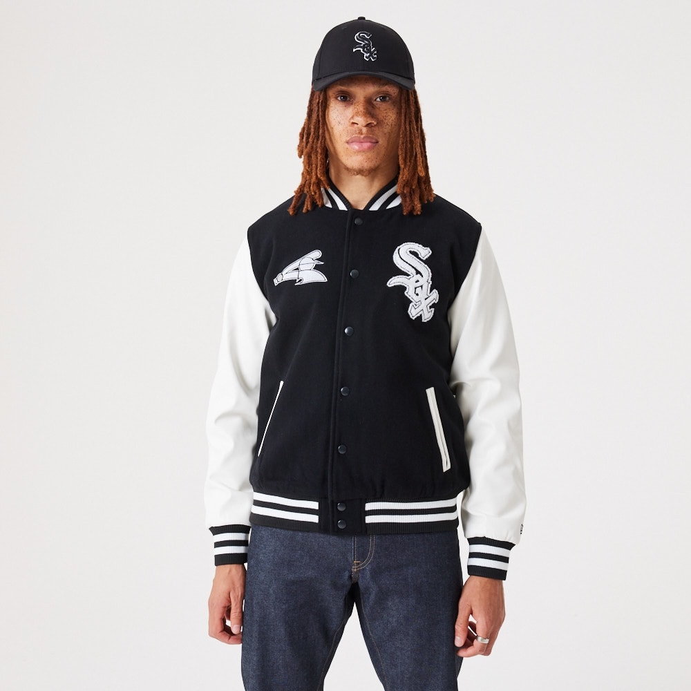 Chicago White Sox Varsity New Era MLB Jacket Black