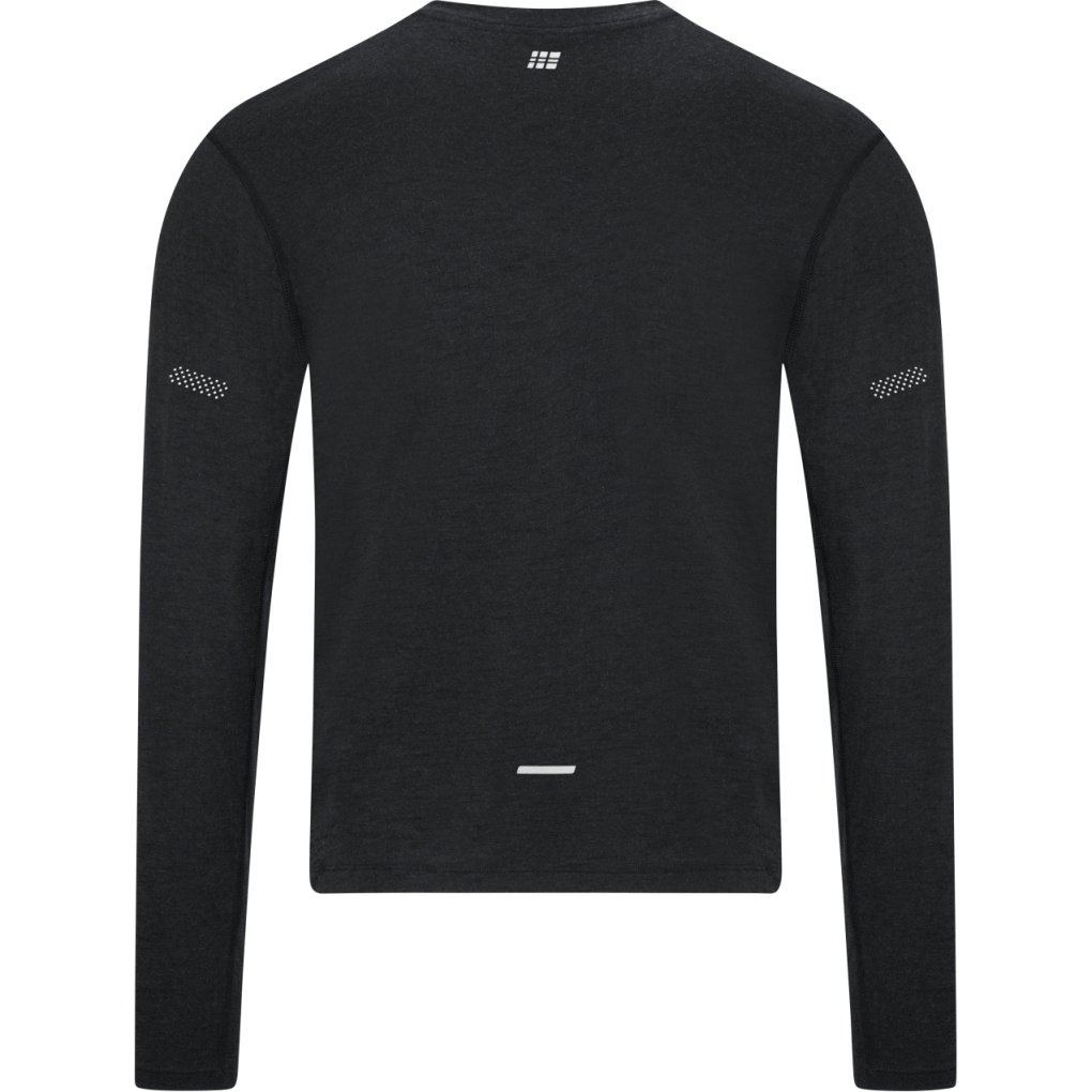 CEP Core Run Merino Longsleeve Shirt Men - black