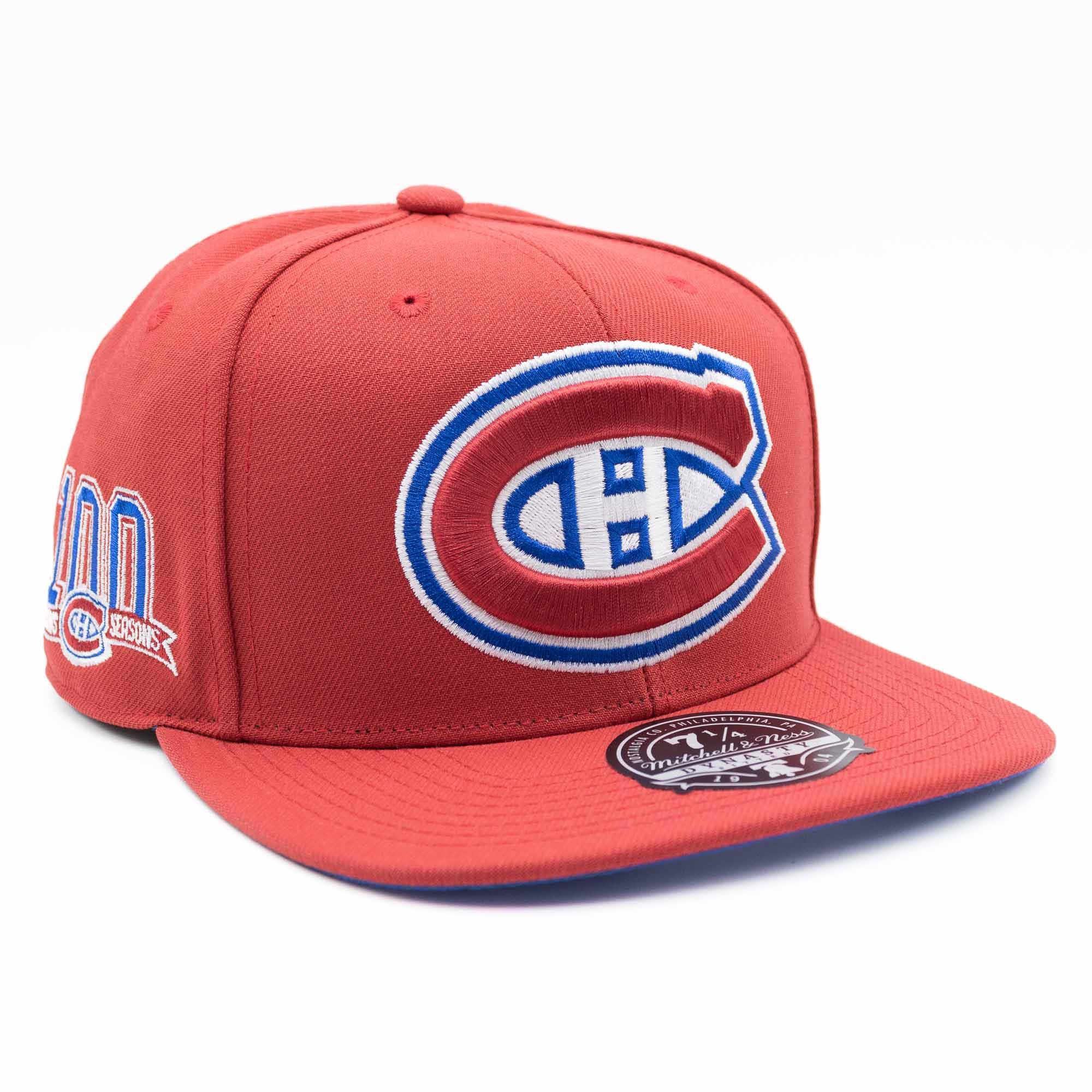 Montreal Canadiens Vintage Mitchell & Ness Fitted NHL Cap Red
