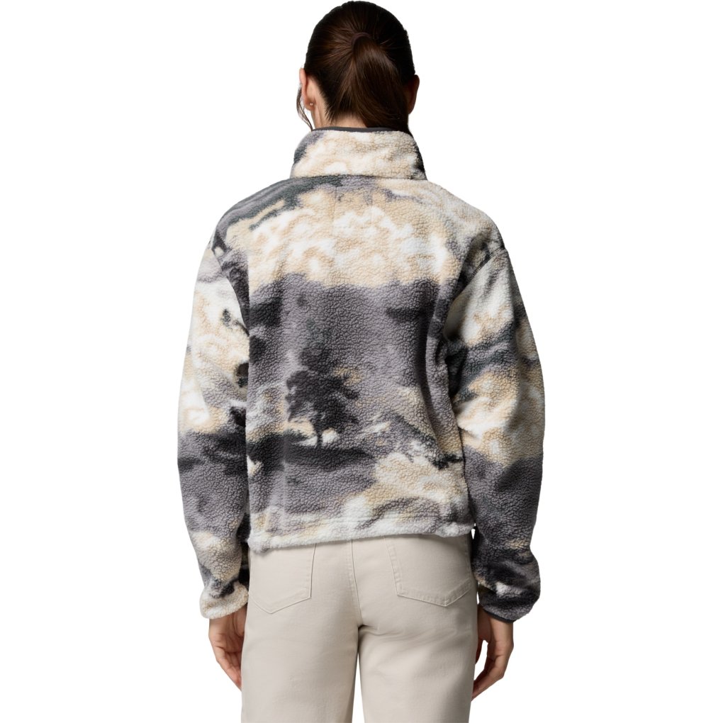 Columbia Helvetia II Printed Half Snap Fleece Pullover Women - Shark/Dreaming