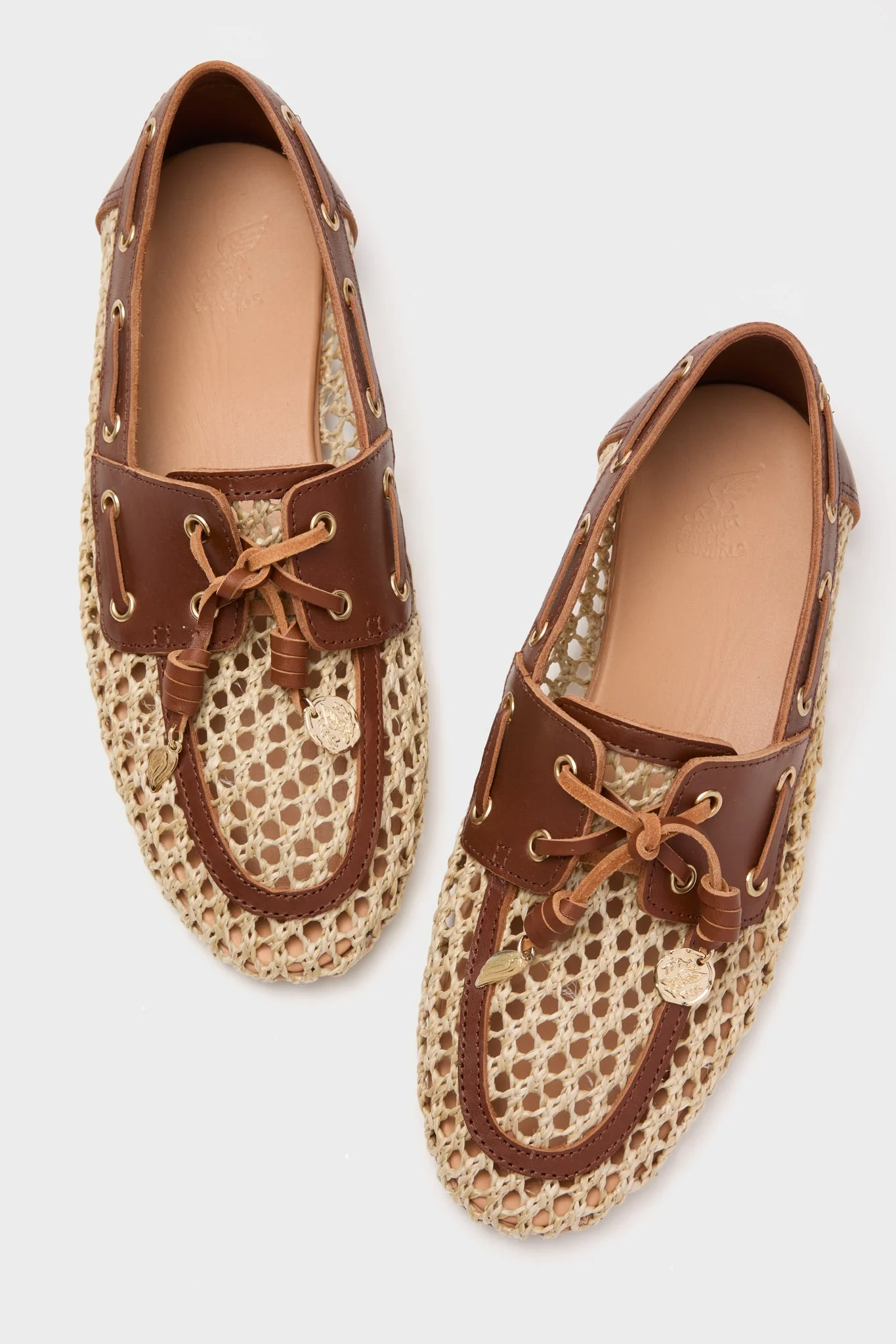 Natural Raffia Pliaria Boat Shoes