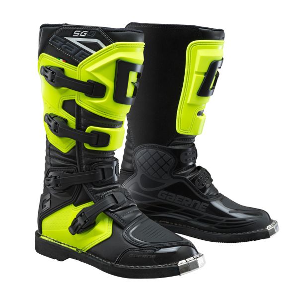 Gaerne SGJ FLUO YELLOW cross boots - Black / YellowRef: GA0209