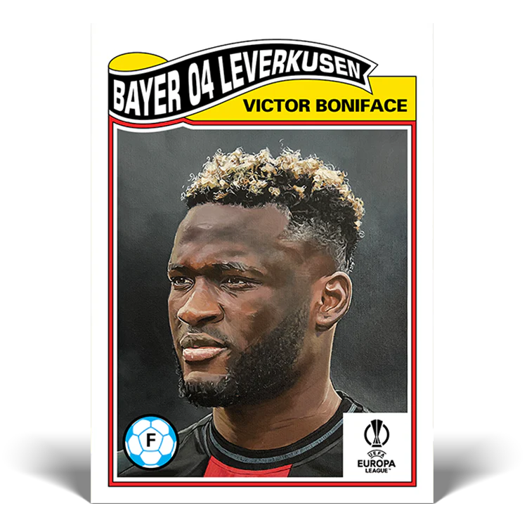 Topps UK - UCC Living Set Card #595 - Victor Boniface