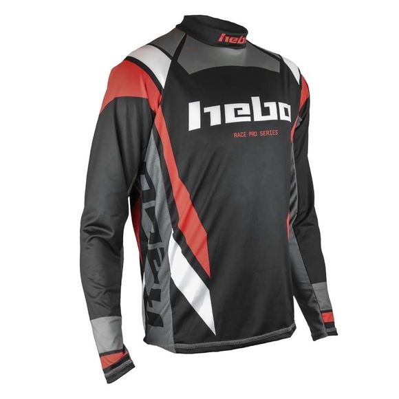 Hebo RACE PRO 3 GRAY 2023 trials jersey - BlackRef: HBO0192