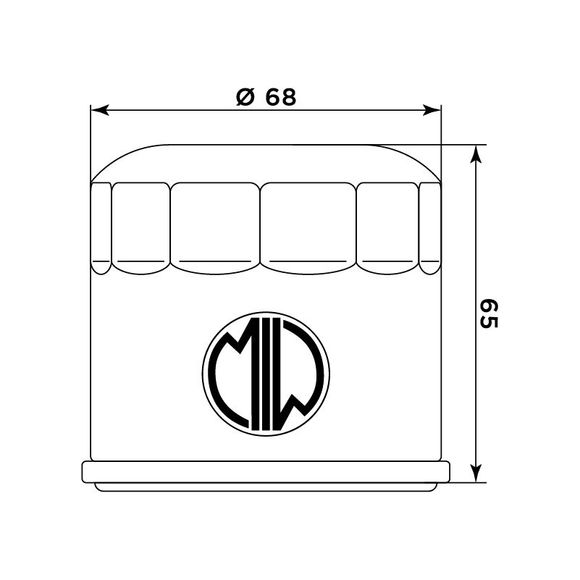 Meiwa 268975 oil filter original typeRef: 268975