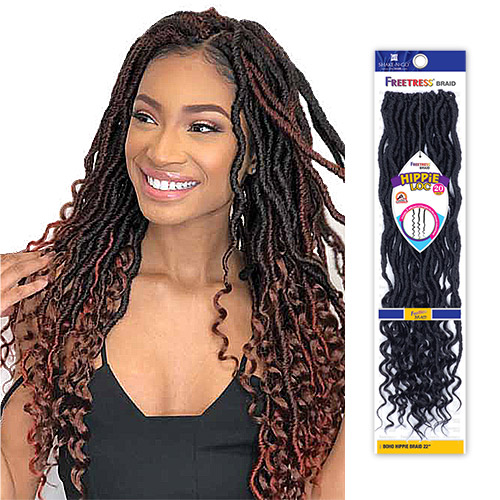 FreeTress Synthetic Hair Crochet Braids Hippie Loc 20