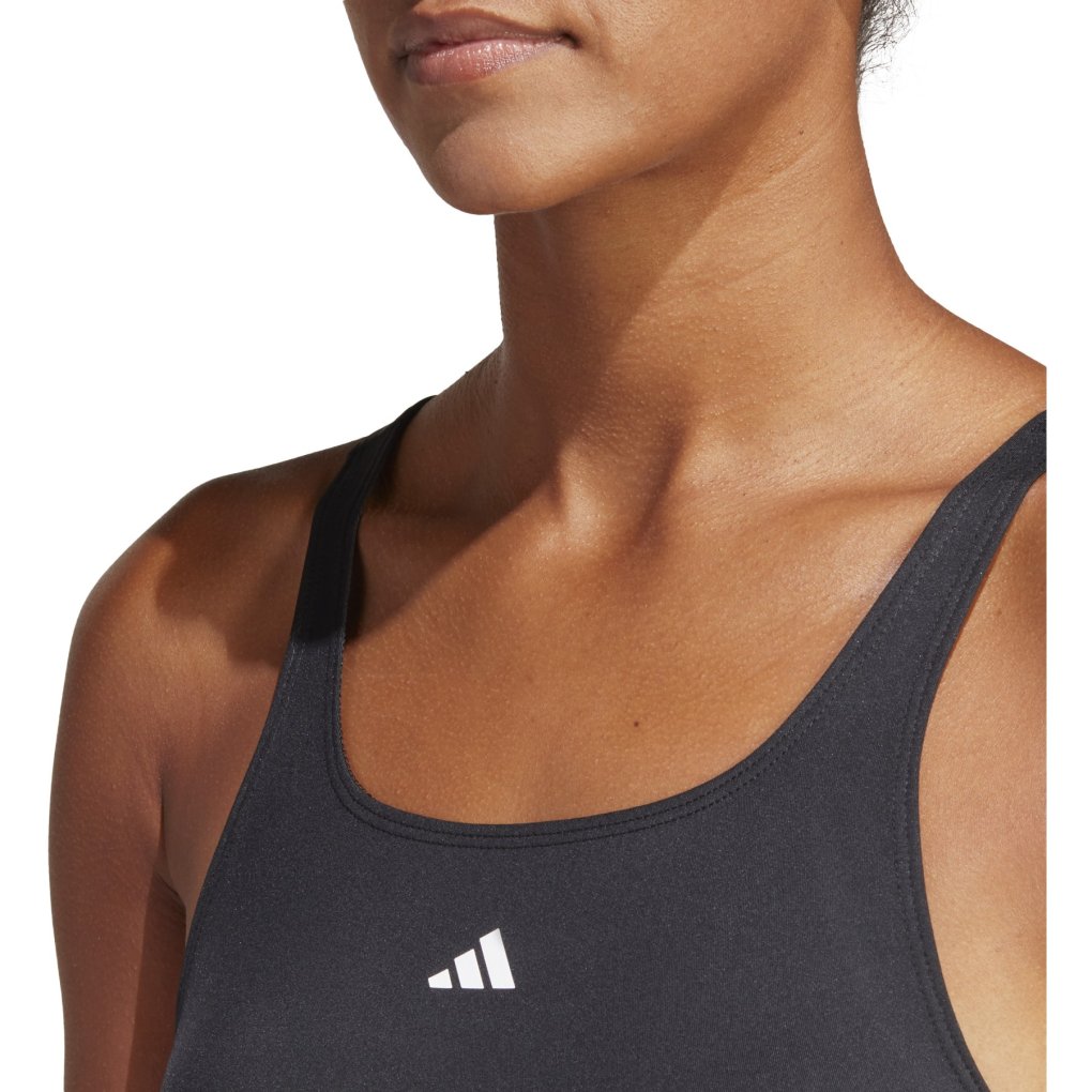 adidas Train Icons 3-Stripes Tank Top With Cutouts Women - black/white HT9430