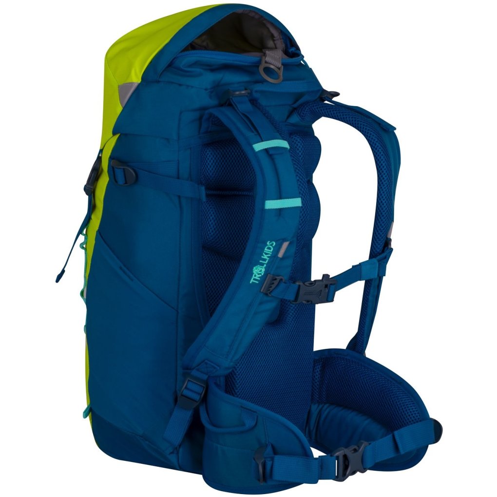 Trollkids Fjell Trekker 22L Backpack Kids - Cool Lime/Summer Night/Aqua Mint