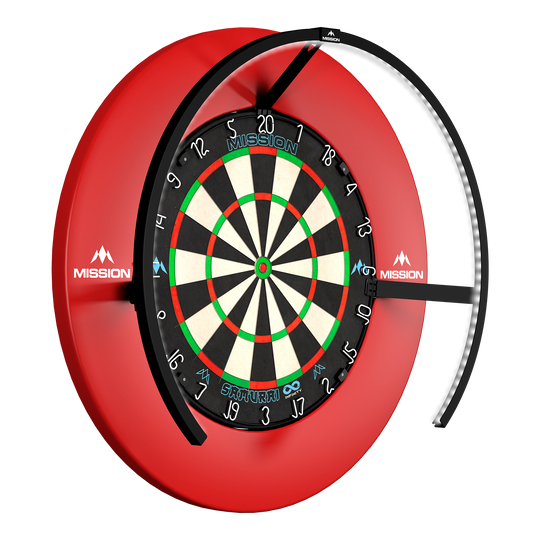 Mission Torus 270 LED Dartboard Lighting - Black