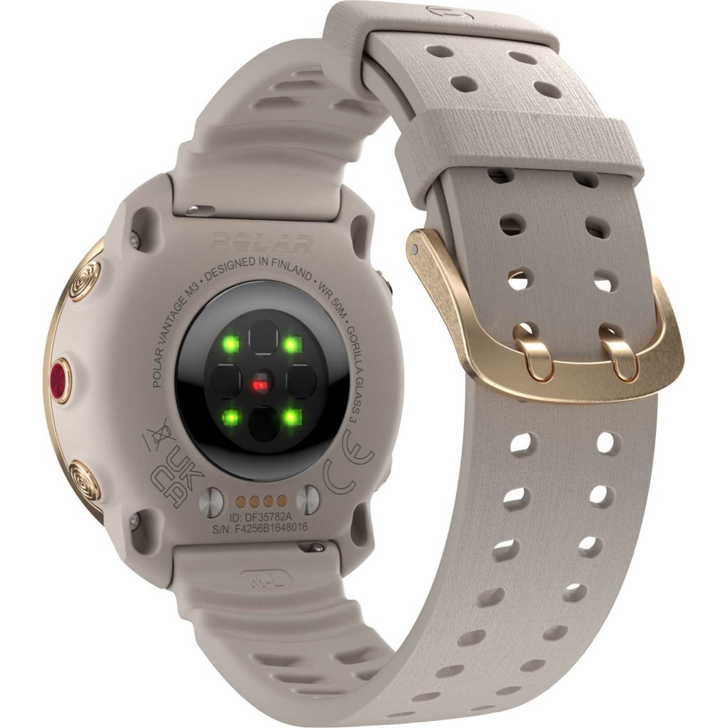 Polar Vantage M3 GPS Multisports Watch - Greige Gold