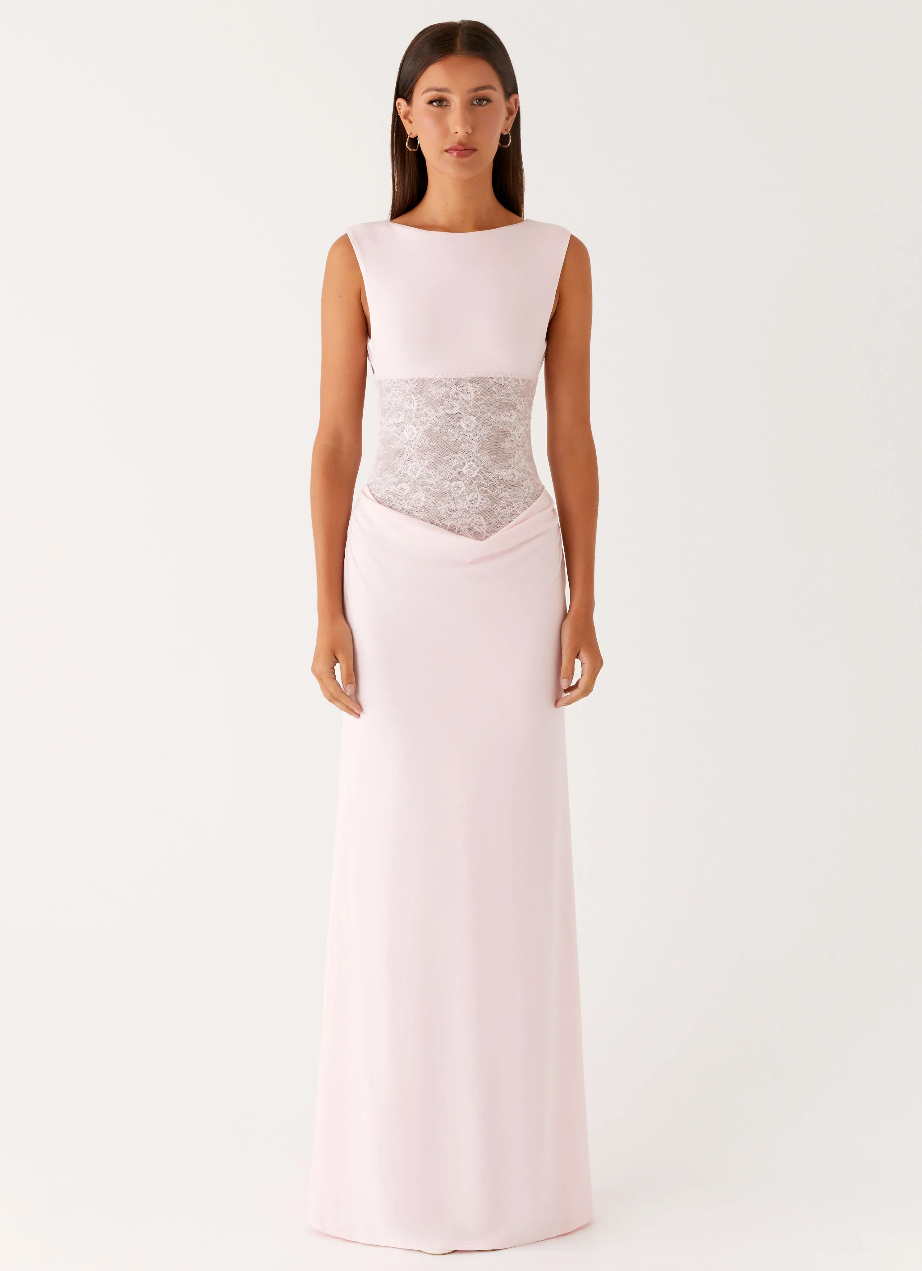Love Tease Maxi Dress - Baby Pink