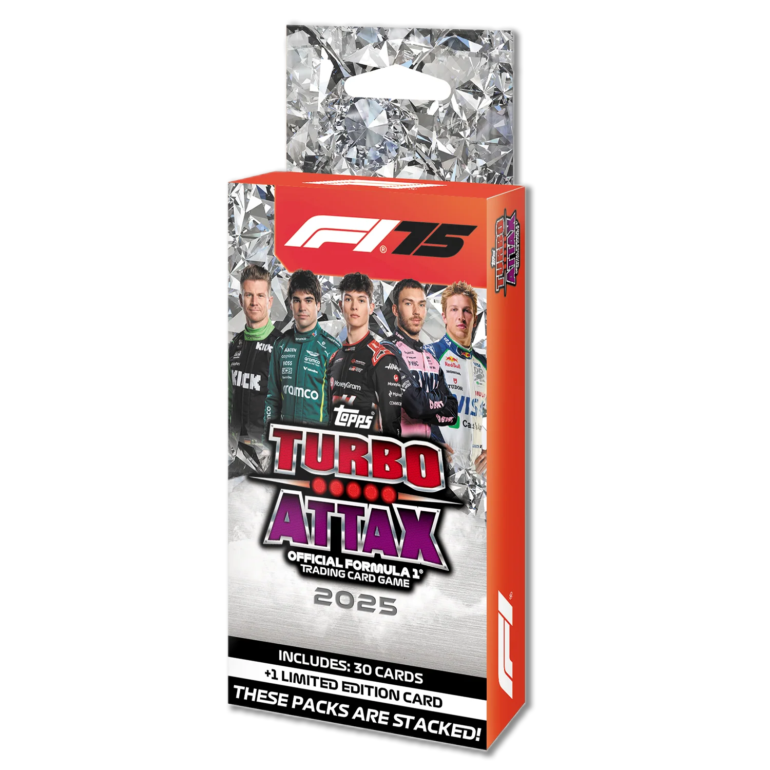 Topps Turbo Attax Formula 1® 2025 -Value Box - contains 31 Turbo Attax cards including a Limited Edition
