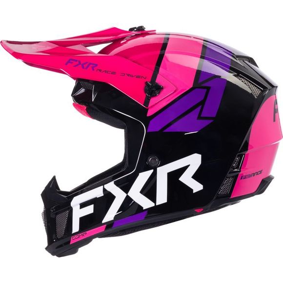 Casque cross FXR CLUTCH COMP 2026 - Noir / RoseRef : FXR1765