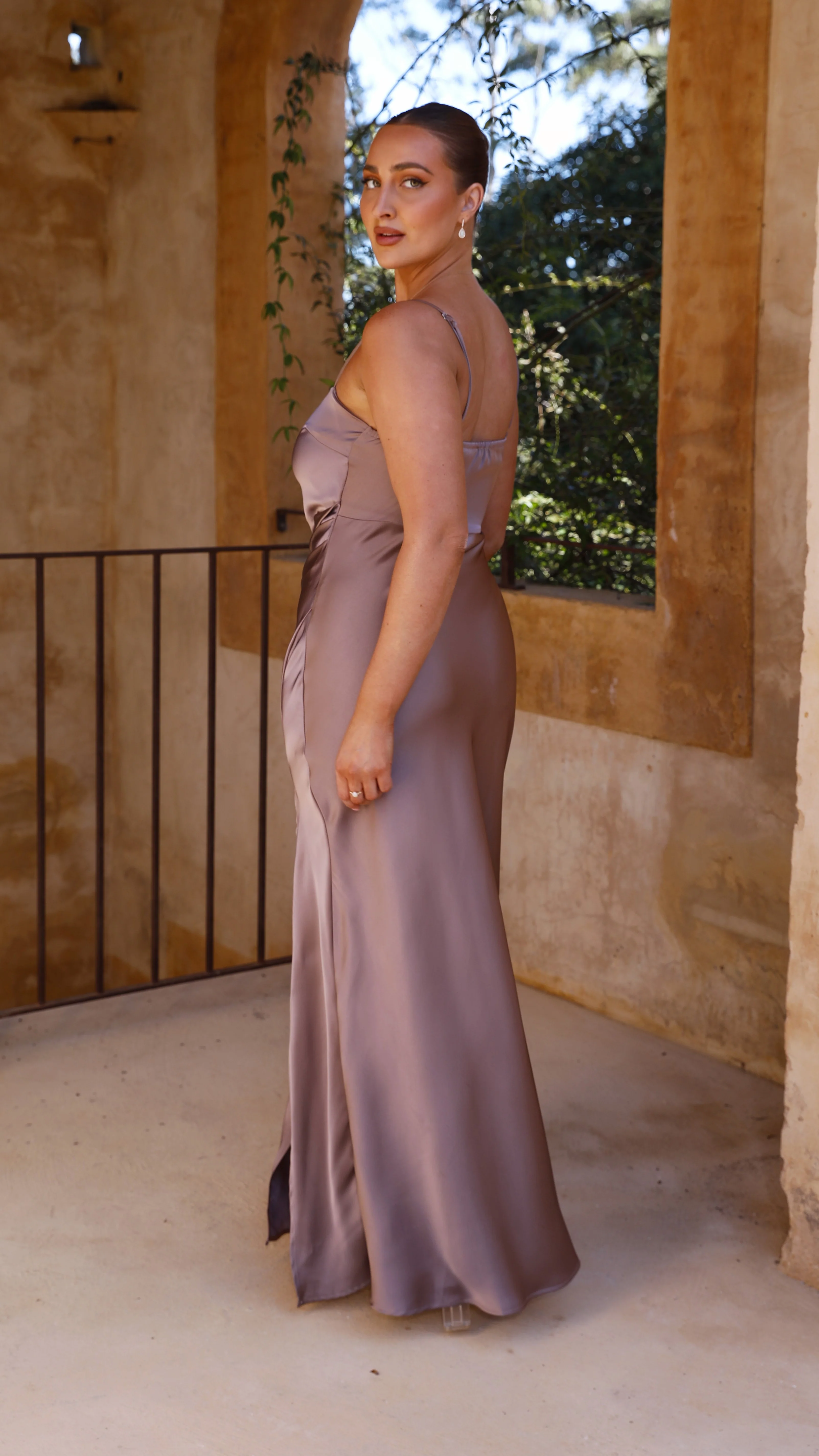 Ilana Maxi Dress - Mushroom