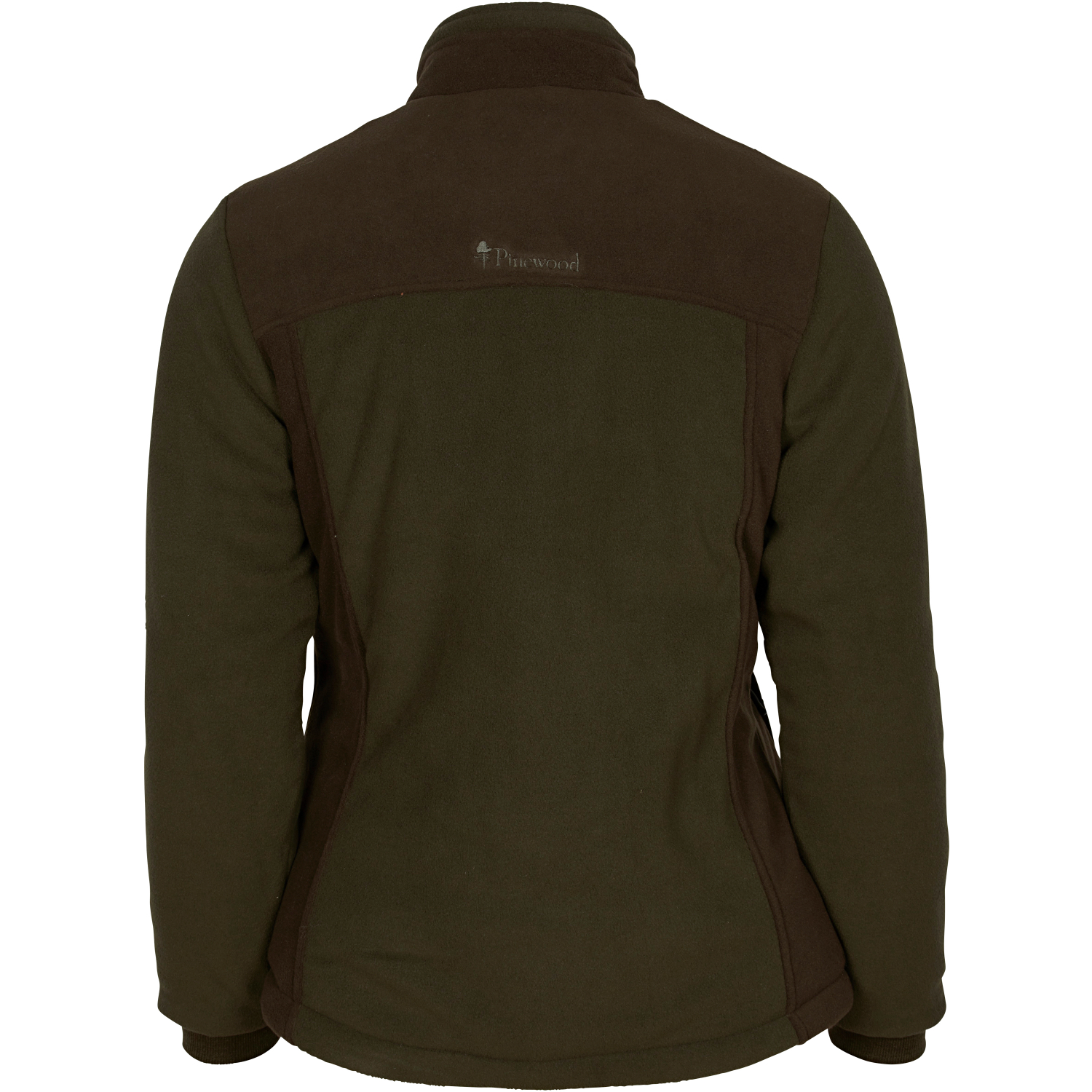 Pinewood Harriette Padded Fleece Jacket Women (Green\/Suede Brown)