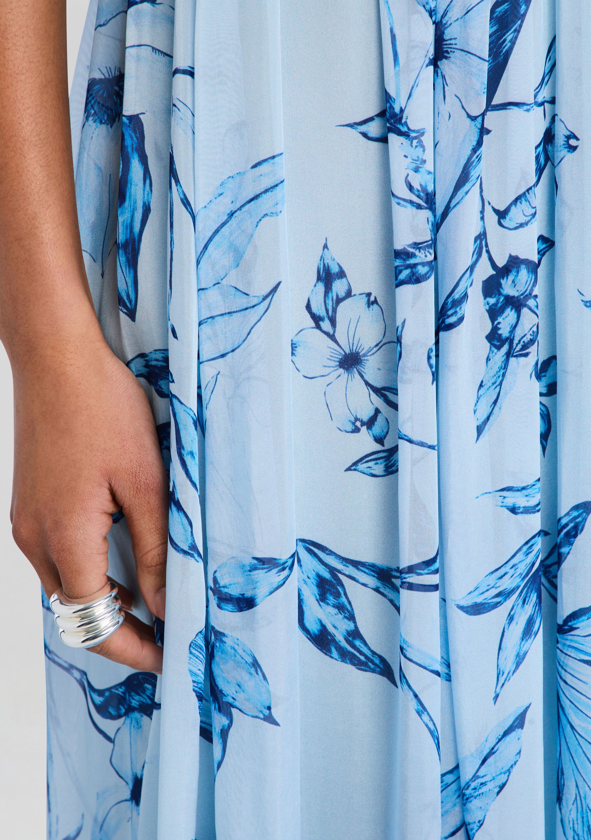 Milo Strapless Flared Dress