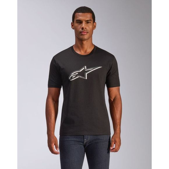 Alpinestars Shadow CSF T - Black / White T -shirts.Ref: AP3852