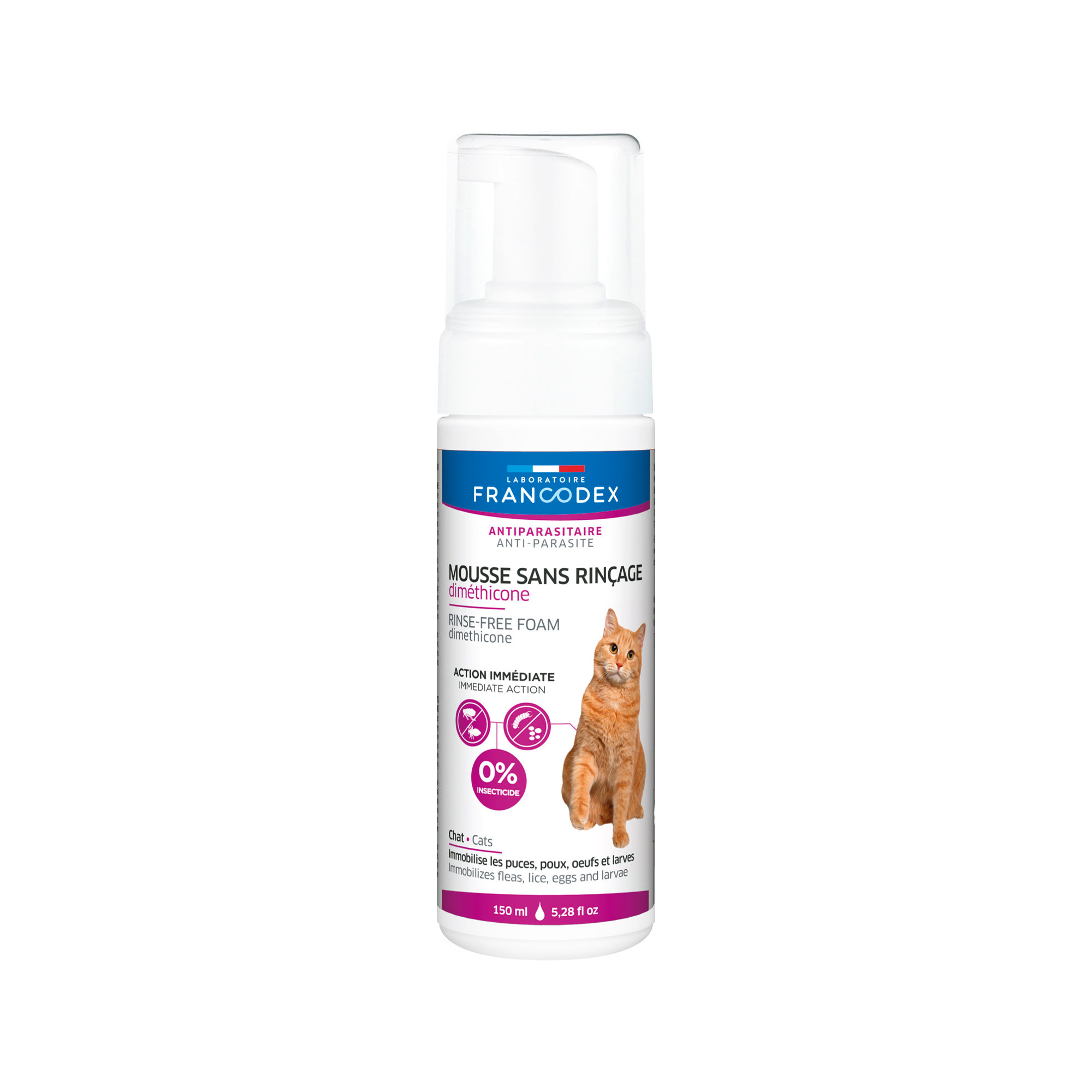 Francodex Dimethicone Dry Shampoo Cat - 150 ml
