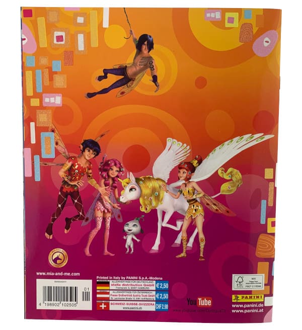 Panini Mia and me Stickers - Empty Album