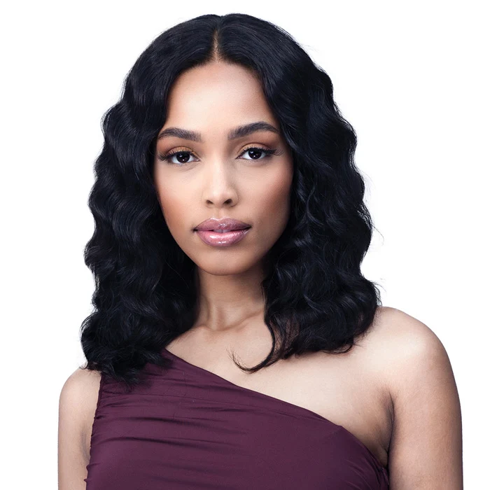 Bobbi Boss 100% Unprocessed Remy HD Lace Bundle Hair Wig - LOOSE DEEP 16