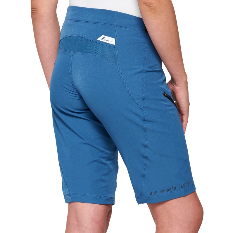100% Airmatic Bike Shorts Women - slate blue