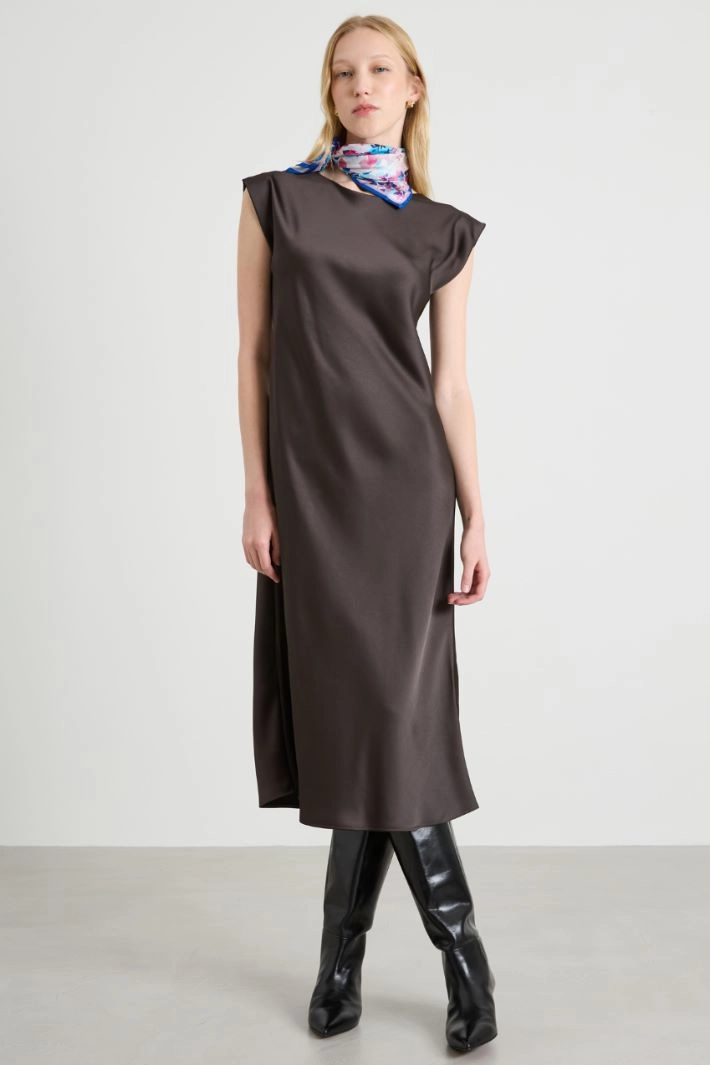 Silk foulard - PINK BLUE