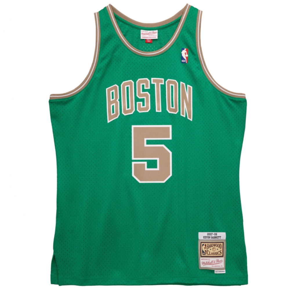 Kevin Garnett #5 Boston Celtics 2007-08 St. Patrick's Day Swingman NBA Jersey Green