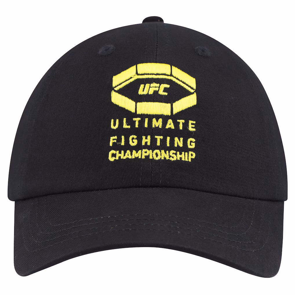 Unisex UFC Black Octo Badge Dad Adjustable Hat